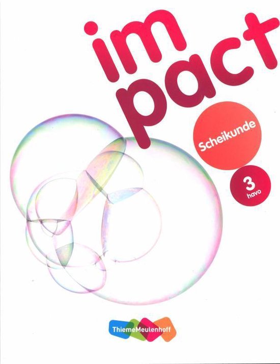 Impact Scheikunde 3 havo leer/werkboek - cover