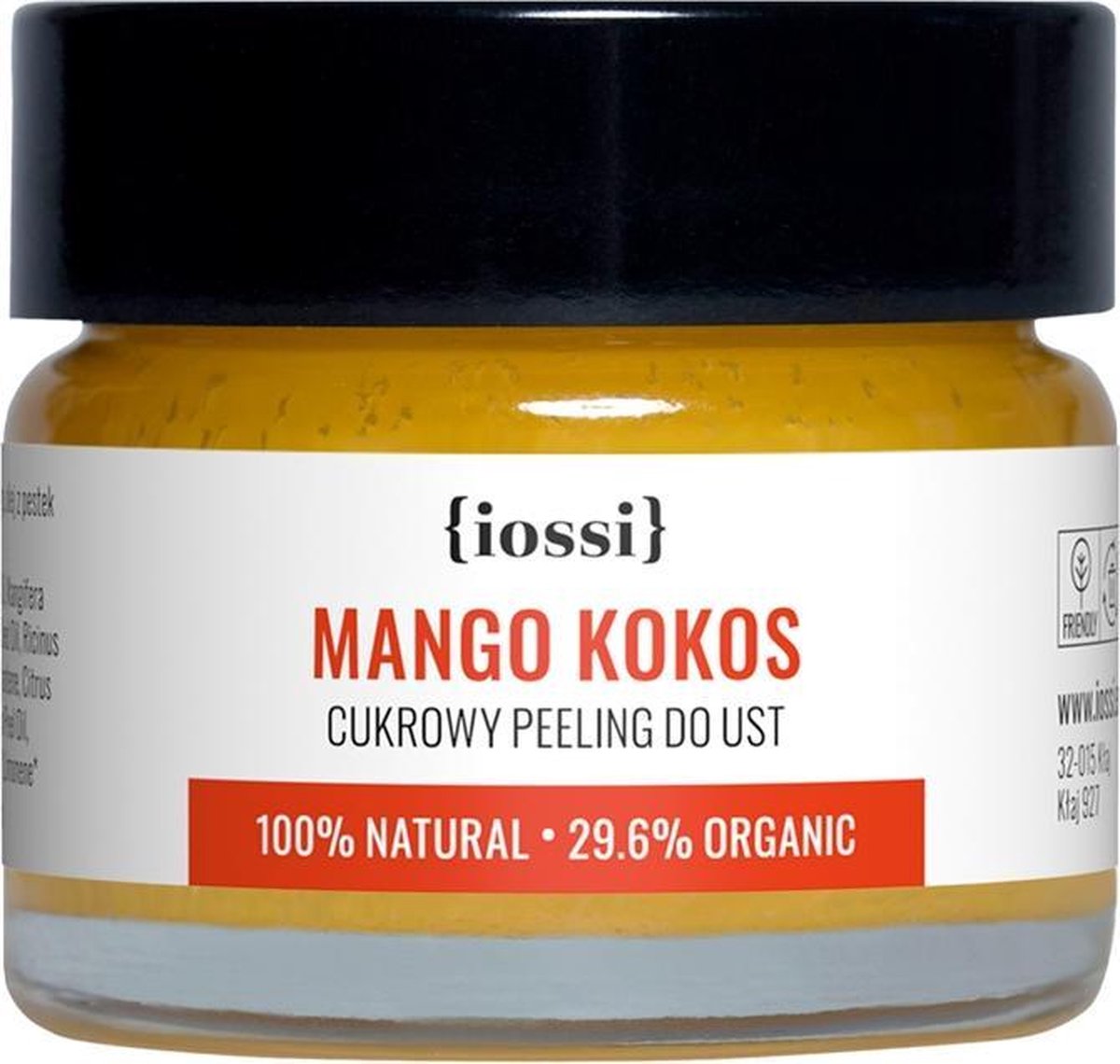 IOSSI | Mango Coconut Lip Scrub | Natuurlijke lipverzorging | Natuurlijke Cosmetica | Lip verzorging