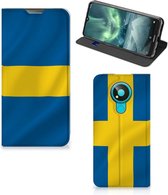 Telefoon Hoesje Nokia 3.4 Flipcase Zweedse Vlag