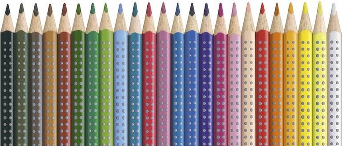 Faber-Castell kleurpotloden - Colour Grip - 24 stuks - FC-112424 — cadeau in Hobby - foto 2