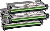 Set 4x ABC huismerk toner geschikt voor Lexmark X560 X560DN X560N X 560 X 560DN X 560N X560H2KG X560H2CG X560H2MG X560H2YG