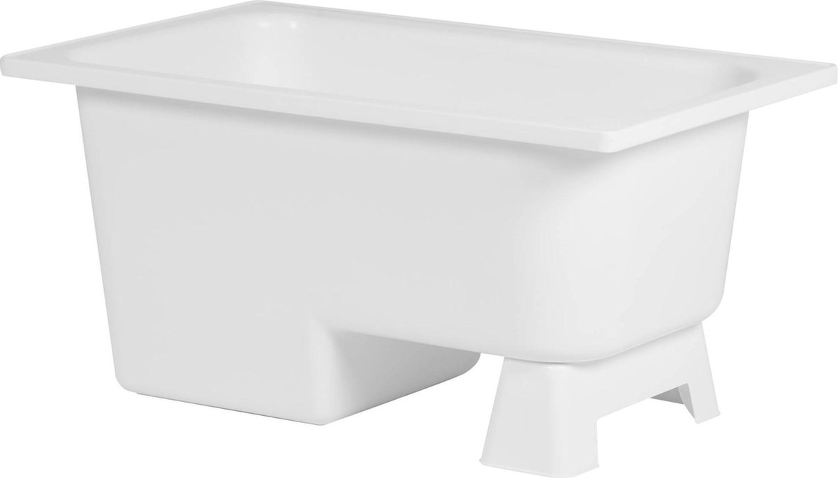 Saqu Zitbad - 180L - Wit - Acryl - Slipvast - IJsbad - Badkuip - Bath Bucket