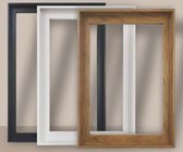 Painting Expert® - Schilderen op nummer - Houten Frame 4cm Dik Zwart - 60 x 75 cm - Zonder Glas