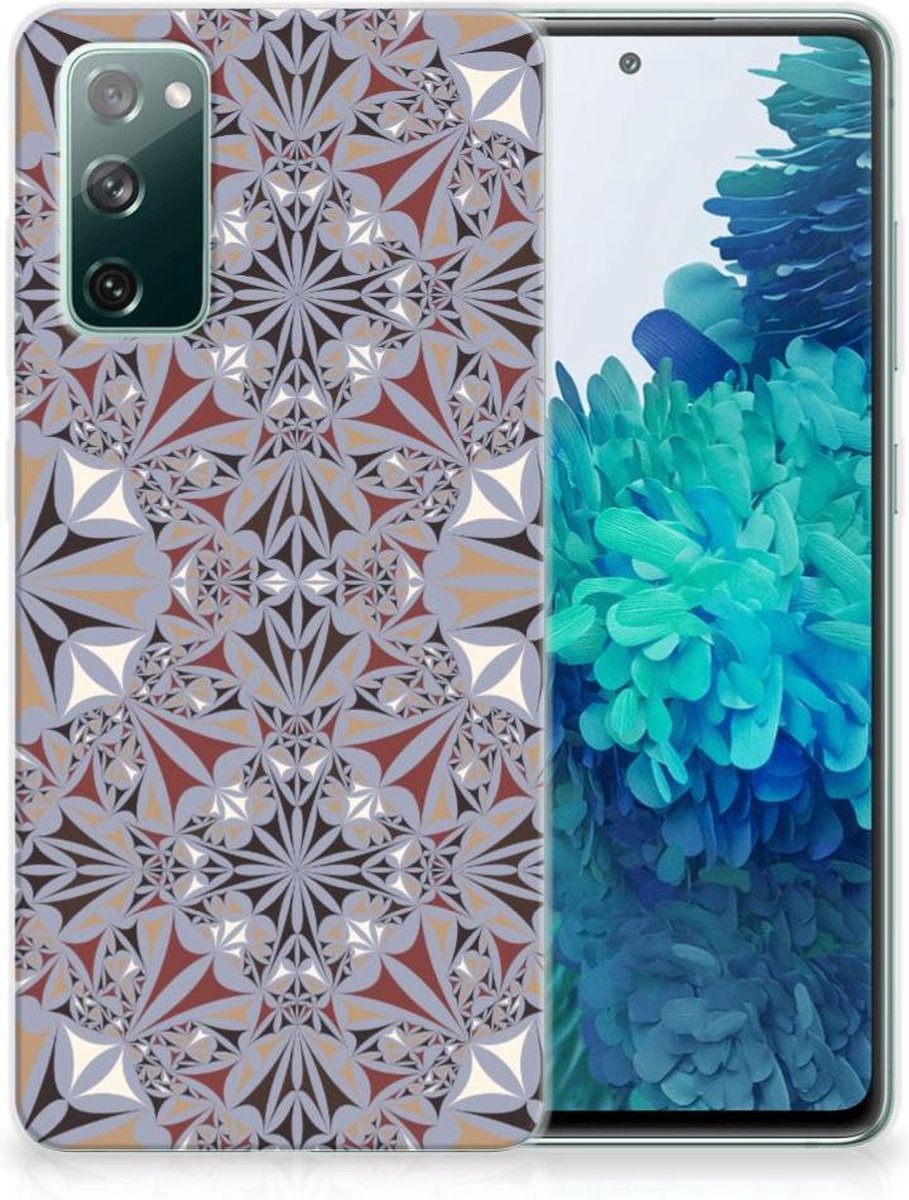 Samsung Galaxy S20 FE TPU Siliconen Hoesje Flower Tiles