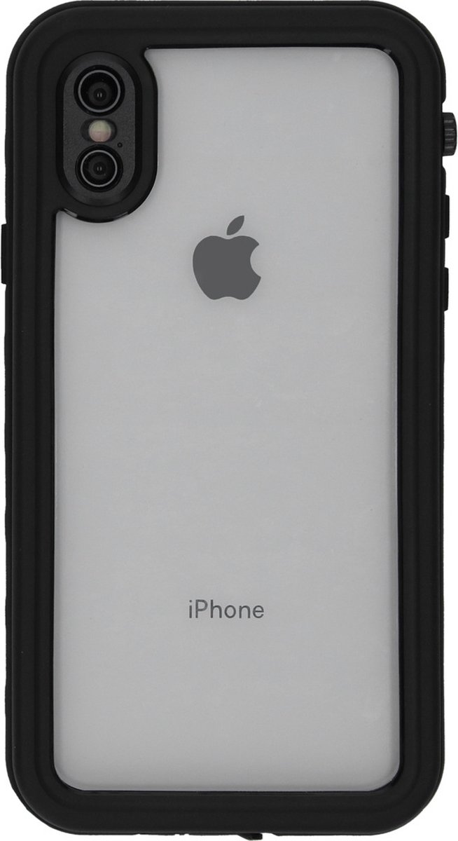 Redpepper Dot Plus Waterproof Backcover iPhone Xs / X hoesje - Zwart