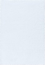 Modern hoogpolig vloerkleed Sydney - wit - 80x150 cm