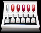 Modena Nails UV/LED Gellak Set 6 Kleuren – Business Red