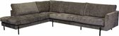 Loungebank chaise longue links Flyta - Feel Me Tender taupe 02 - 2,35 x 3,06 mtr breed