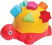 Blokkendoos- Vormenstoof - Schildpad - Speelgoed - blokken - speelgoed 1 jaar - Vormdoos - Shildpad
