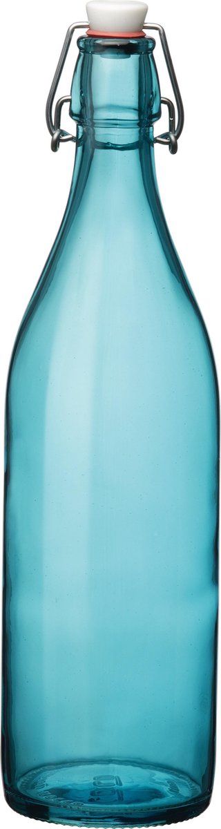 Bormioli Giara Fles Met Capsule Lichtblauw Spray