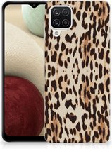 TPU Silicone Hoesje Samsung Galaxy A12 Telefoonhoesje Leopard