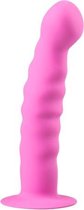 Easytoys Anal Collection - Siliconen dildo met zuignap - Roze - Dildo - Vibrator - Penis - Penispomp - Extender - Buttplug - Sexy - Tril ei - Erotische - Man - Vrouw - Penis - Here