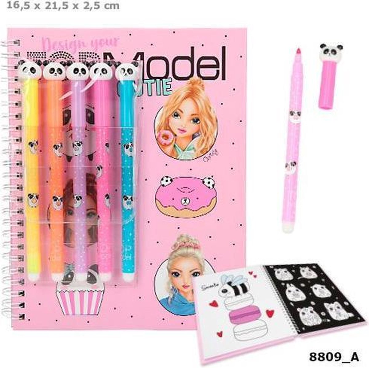 TOPModel livre à colorier avec des crayons Candy et Lexy 11485