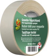 Duck tapijttape – textiel – 50 mm x 25 m