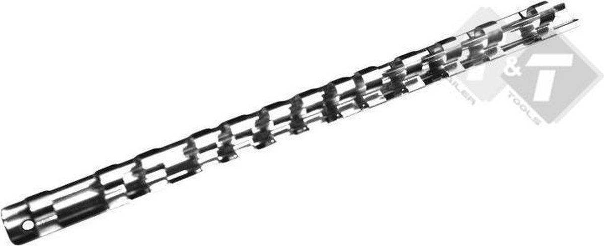Doppenrails, 3/8 duims, doppen rail voldoende voor 10 doppen