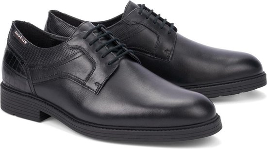 Mephisto Nette Schoenen in het Zwart voor heren Heren Schoenen voor voor Veterschoenen voor Oxford-schoenen 