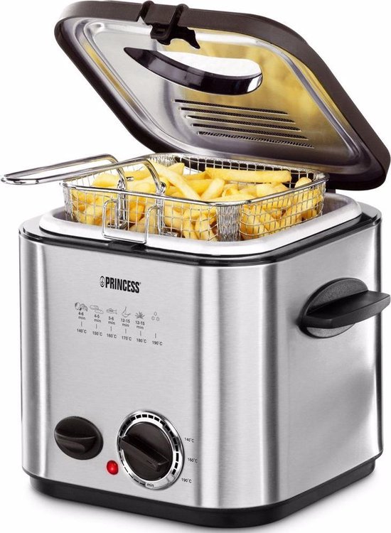 Foto: Princess classic mini 182611 fondue friteuse combinatie 6 fonduevorkjes