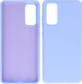 Wicked Narwal | 2.0mm Dikke Fashion Color TPU Hoesje voor Samsung Samsung Galaxy S20 FE Paars
