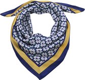 Juleeze Sjaal Dames Print 70*70 cm Meerkleurig Polyester Shawl Dames Sjaal