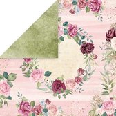 CP-FV05 FLOWER VIBES Scrapbooking single paper 12x12