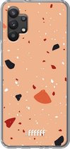 6F hoesje - geschikt voor Samsung Galaxy A32 5G -  Transparant TPU Case - Terrazzo N°5 #ffffff