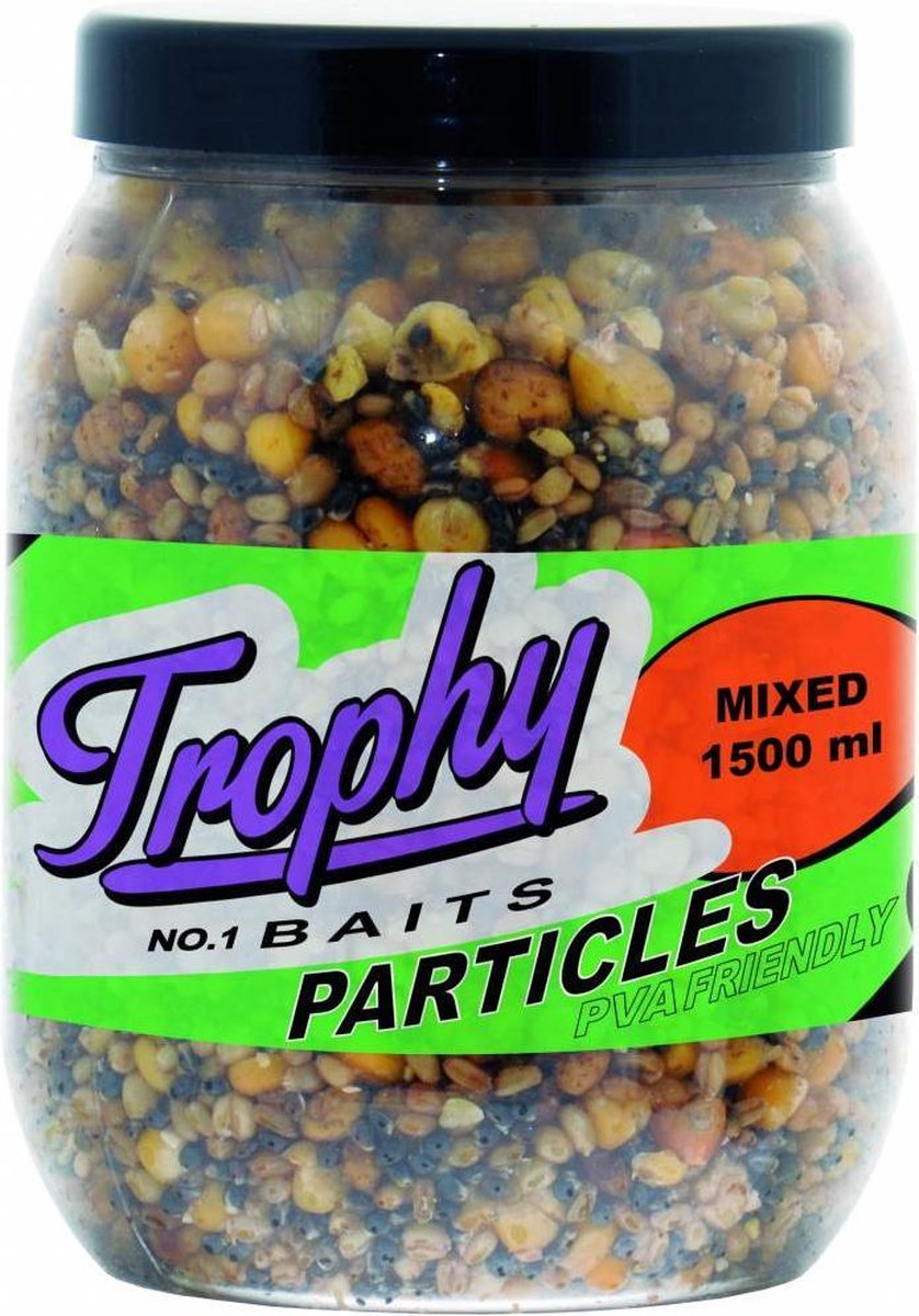 Trophy Baits Particles 1500ml – Kant-en-klaar Partikelaas Mixed