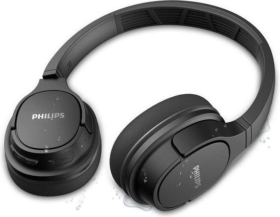 Philips ActionFit TASH402 - Draadloze On-Ear Koptelefoon - Zwart