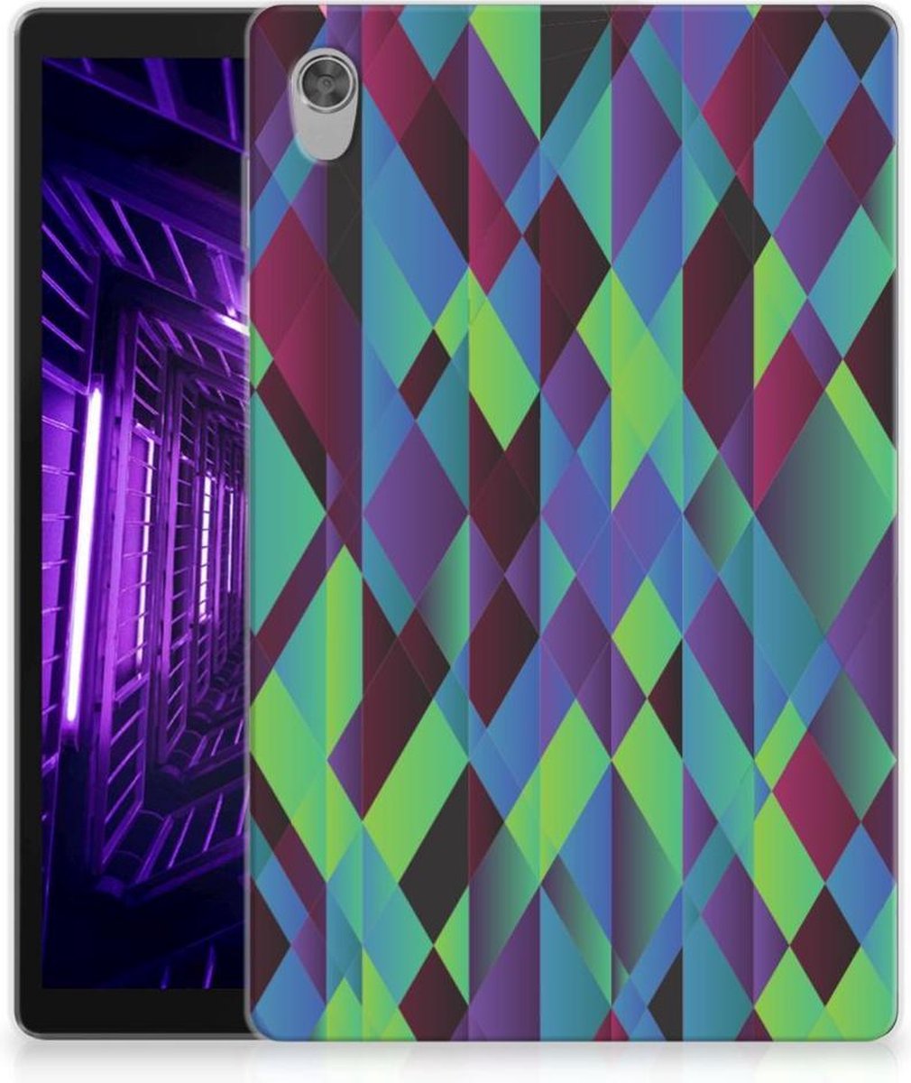Lenovo Tab M10 HD (2de generatie) Back Cover Abstract Green Blue