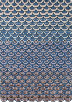 Ted Baker - Masquerade Blue 160008 Vloerkleed - 200x280  - Rechthoek - Laagpolig Tapijt - Klassiek - Beige, Blauw, Bruin