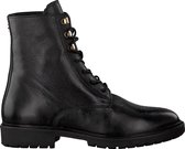 Fred de la Bretoniere 184010033 Veterboots - Laarzen Met Veters - Dames - Zwart - Maat 40