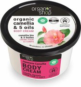 Organic Shop - Organic Camellia & 5 Oils Body Cream Krem Japońska Kamelia - 250ML
