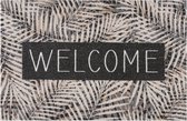 MD Entrance - Paillasson - Paillasson - Impression - Feuilles Bienvenue - 40 x 60 cm