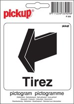 Pickup Pictogram 10x10 cm - Tirez