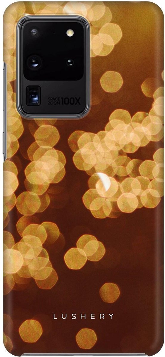 Lushery Hard Case voor Samsung Galaxy S20 Ultra - Golden Bokeh