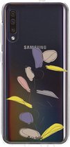 Casetastic Samsung Galaxy A50 (2019) Hoesje - Softcover Hoesje met Design - Winter Leaves Print