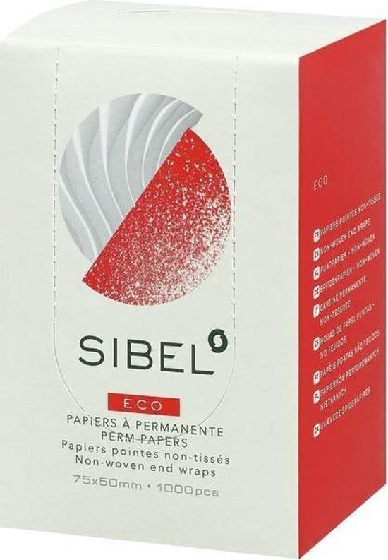 Sibel ECO papieren pointes non-tissés, 75x50mm, 1000 stuks.
