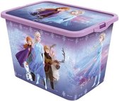 Opbergbox Stor Frozen 23 litres violet