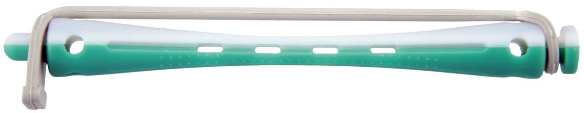 Comair - Permanentwikkels Lang - Groen/Wit - 6 mm