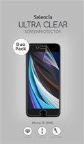 Selencia Duo Pack Ultra Clear Screenprotector voor de iPhone SE (2022 / 2020)