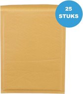 25 stuks Luchtkussen Enveloppen 19/I Binnenmaat: 30x44cm  - Lichtbruin
