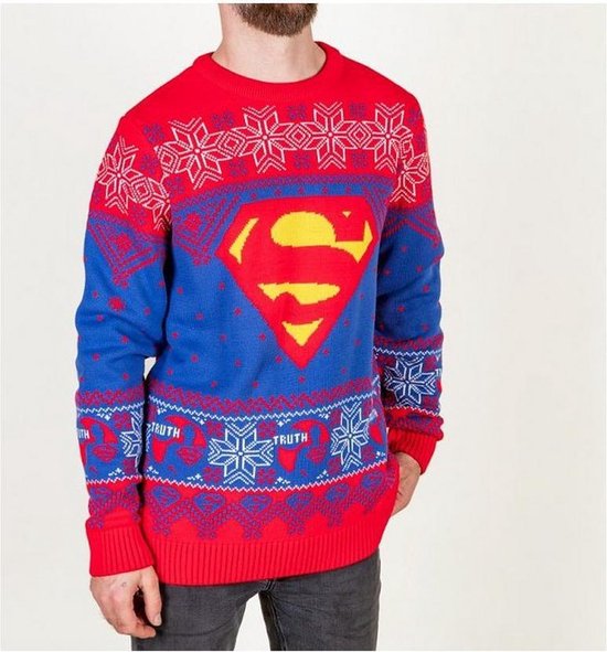 superman xmas jumper
