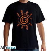 Naruto Shippuden - Tshirt Seal Man Ss Black - New Fit