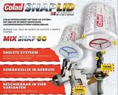 COLAD Snap Lid System 350ml, 190 micron, 50 Lids + mengbekers