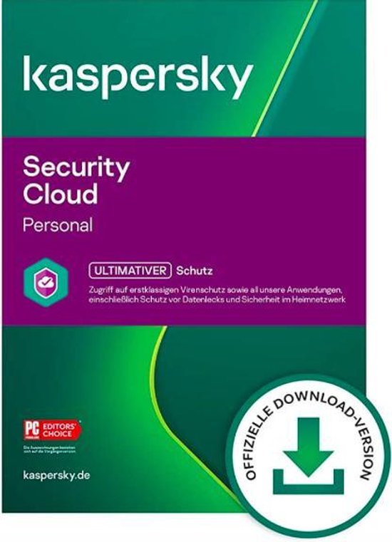 Kaspersky Security Cloud 2021 3 apparaten 1 jaar Full