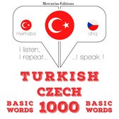 Türkçe - Çekçe: 1000 temel kelime