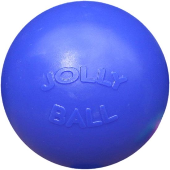 Jolly Ball Push-n Play – Duurzame honden speelbal - Polyethyleen - Blauw - Ø 25 cm