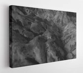 Close Up of Moon Like Surface Mountains  - Modern Art Canvas - Horizontal - 1387810544 - 115*75 Horizontal