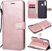 Huawei Y6p Hoesje Wallet Case Rose Goud