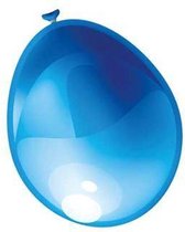 Ballonnen parel blauw metallic 50 stuks 30 cm