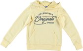 Jack & jones gele jongens sweater hoodie - Maat 164